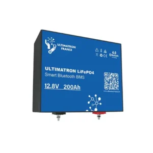 Batterie ultimatron ulm-12-200 lithium sous siège de 12.8v 200ah lifepo4 smart bms avec bluetooth