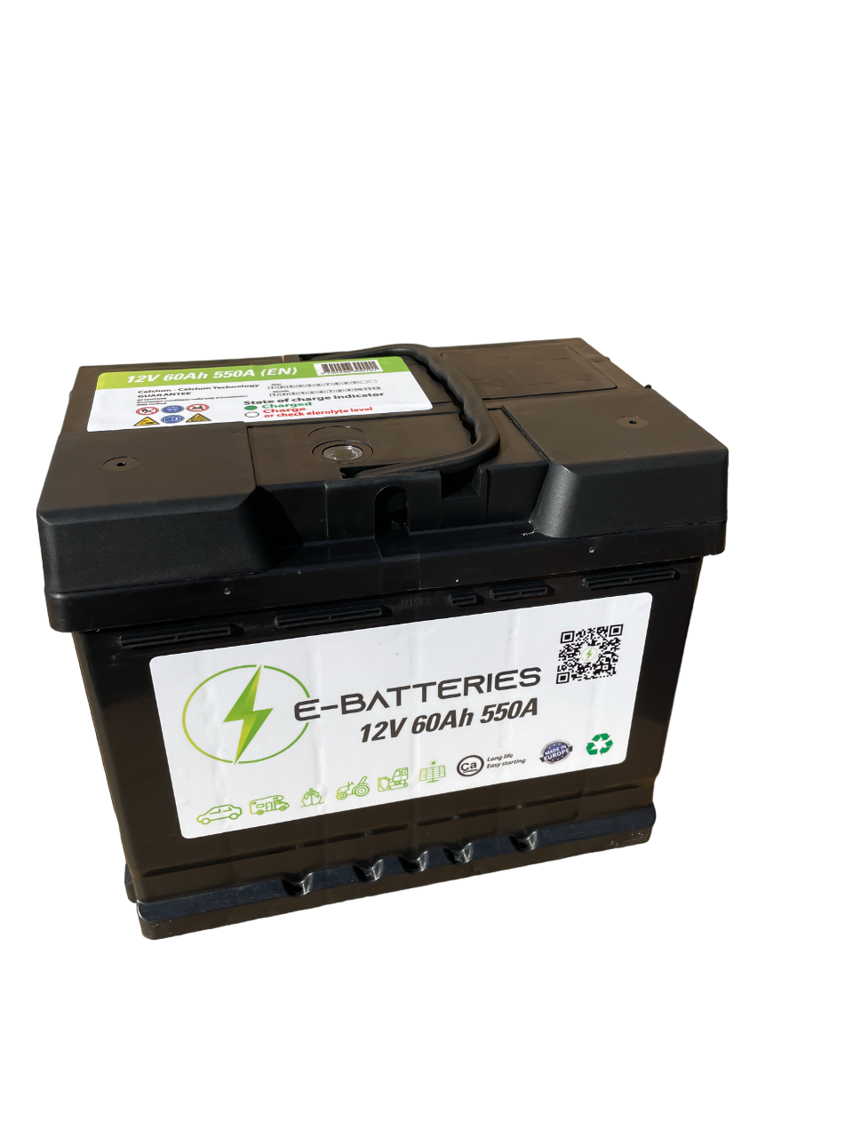 BATTERIE VOITURE L2 12V 60AH 550A - E-Batteries