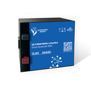 Ultimatron Batterie Lithium 12.8V 560Ah LiFePO4 Smart BMS Avec Bluetooth