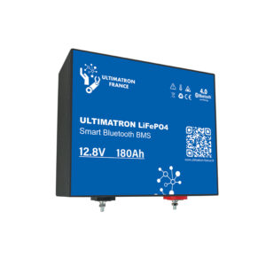 Ultimatron Batterie Lithium Sous Siège de 12.8V 180Ah LiFePO4 Smart BMS Avec Bluetooth