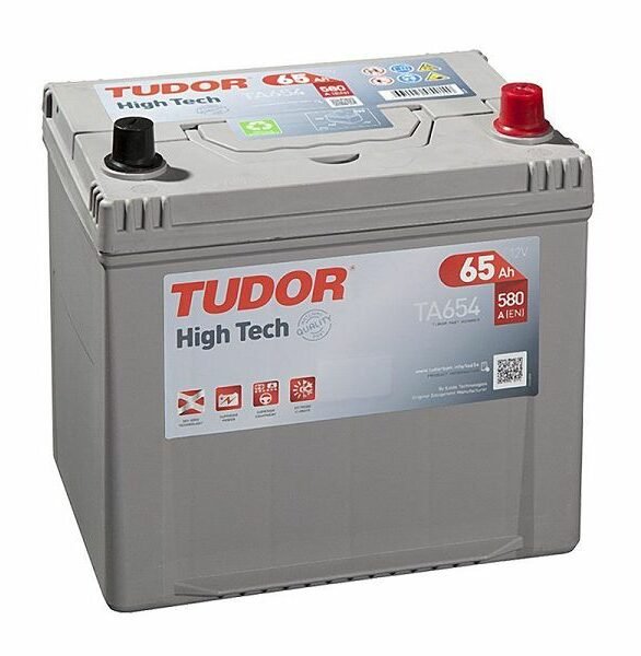BATTERIE TUDOR TA654 12V 65AH 580A - E-Batteries