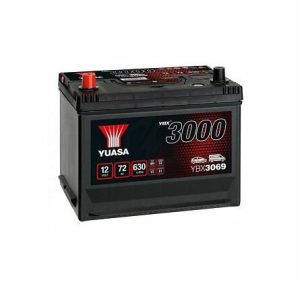 🔋 Batterie YUASA YBX3069 – 12V 72Ah 630A