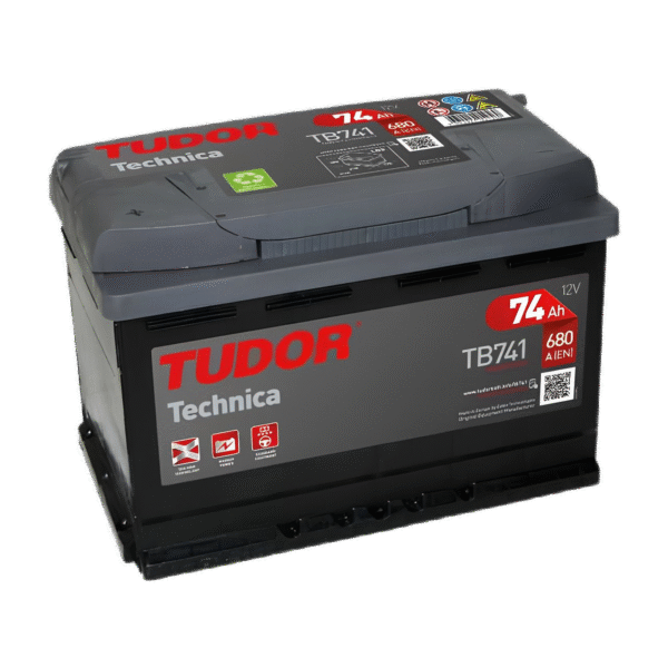 Batterie tudor tb741 12v 74ah 680a