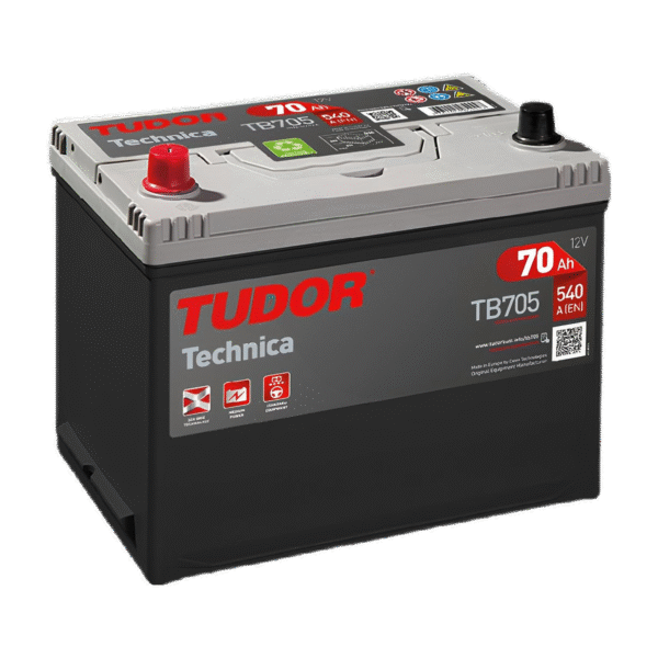 Batterie tudor tb705 12v 70ah 540a