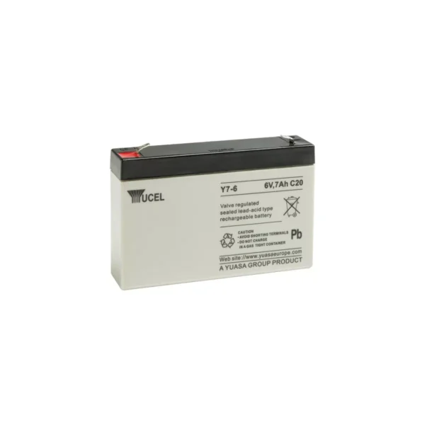 BATTERIE YUASA Y7-6 6V 7Ah