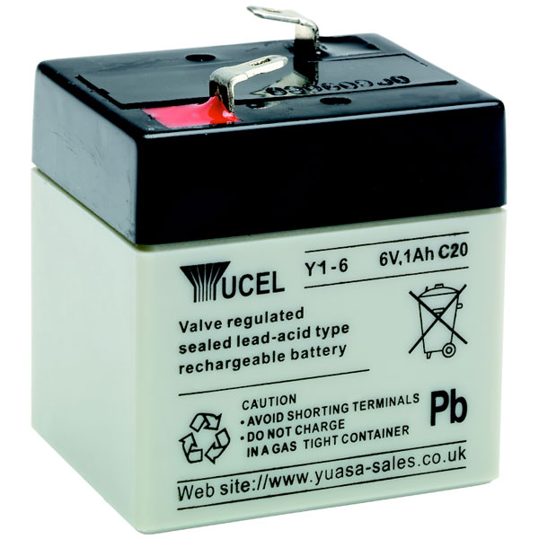 Batterie Yuasa Y1-6 6V 1Ah