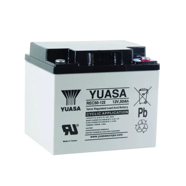 BATTERIE YUASA REC50-12I 12V 50Ah