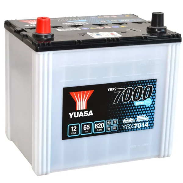 Batterie Yuasa EFB Start & Stop YBX7014 12V 65AH 620A