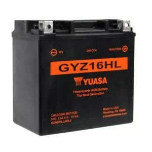 Batterie Moto Yuasa GYZ16HL 12V 16.8AH 240A AGM