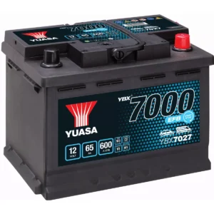 BATTERIE YUASA YBX7027 12V 65AH 600A START AND STOP EFB