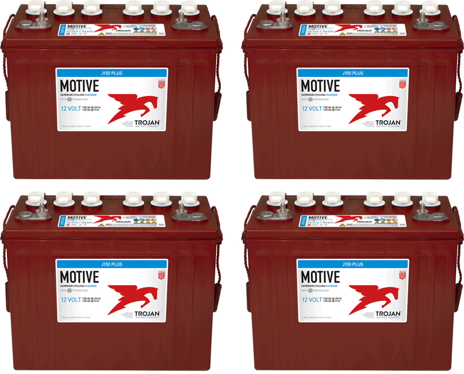 T1275 LOT DE 4 BATTERIES