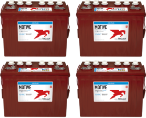 T1275 LOT DE 4 BATTERIES