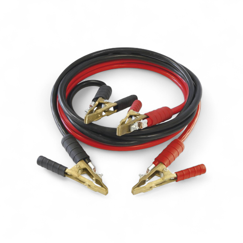 Câble De Démarrage 200A GYS - Longueur 3m, Section 10mm² - Pinces Isolées Jaunes Pour Batterie Voiture - 10