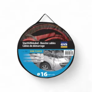 Câbles de démarrage GYS 320A 16 mm² 3m avec pinces isolées