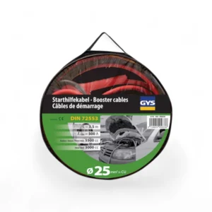 Câbles de démarrage GYS 500A 25mm² 3.5m avec pinces isolées