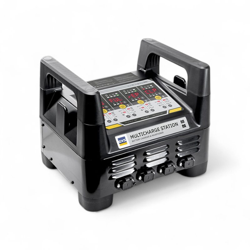 Station multicharge GYS 4 sorties 10A pour batteries plomb lithium