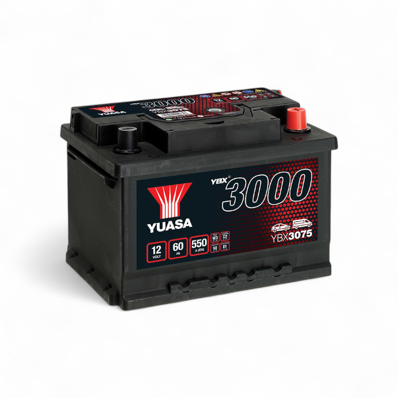 🔋 Batterie YUASA YBX3075 – 12V 60Ah 550A