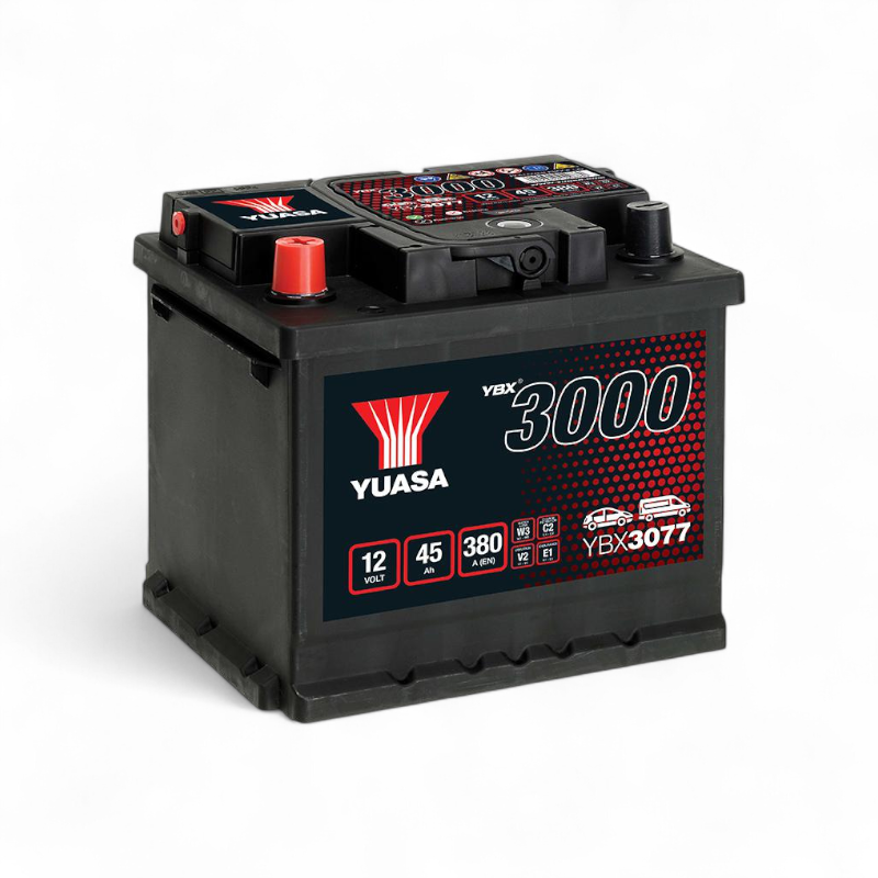 Batterie Yuasa YBX3077 12V 45ah 380a