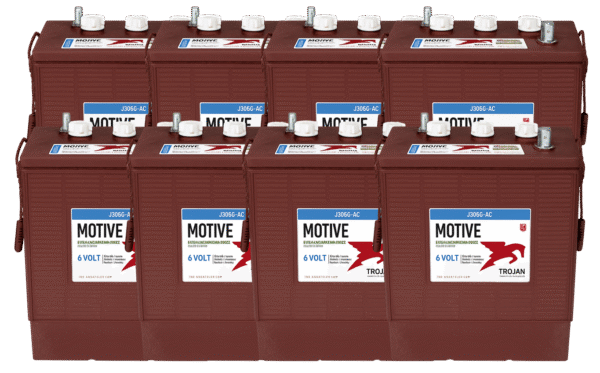 j305g-ac lot de 8 batteries
