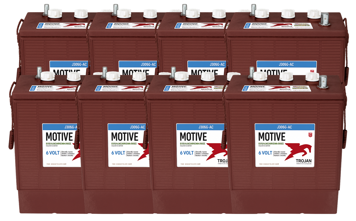 j305g-ac lot de 8 batteries