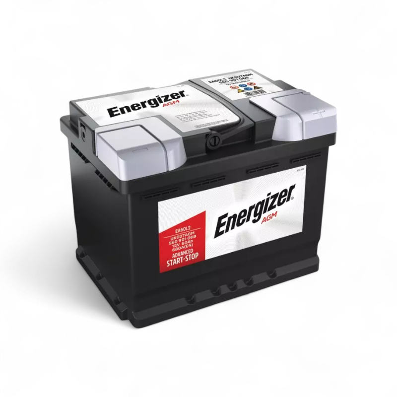 Batterie Energizer EA60L2 12V 60ah 680a L2 AGM