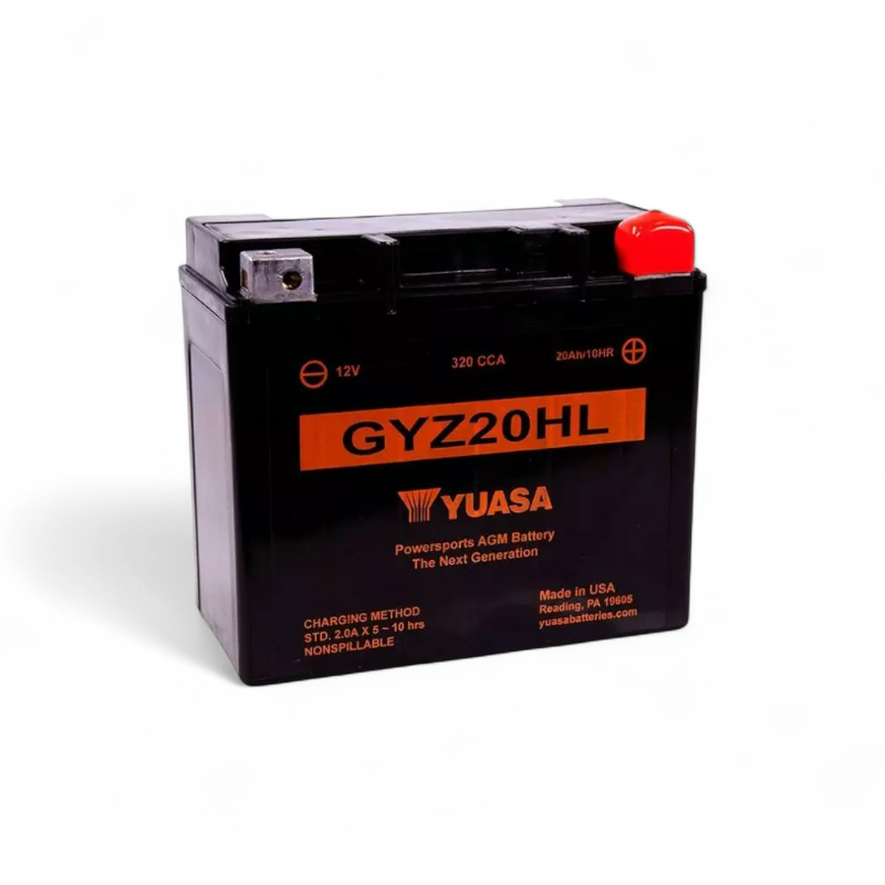Batterie moto yuasa gyz20hl 12v 21.1ah 320a agm