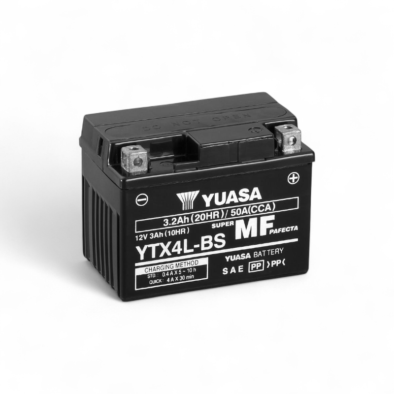 Batterie Moto Yuasa YTX4L 12V 3.2ah 50a