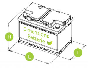 dimension batterie de voiture