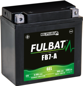 BATTERIE MOTO FULBAT GEL FB7-A / YB7-A 12V 8,4Ah 120A