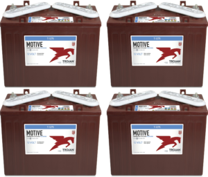 T1275 LOT DE 4 BATTERIES