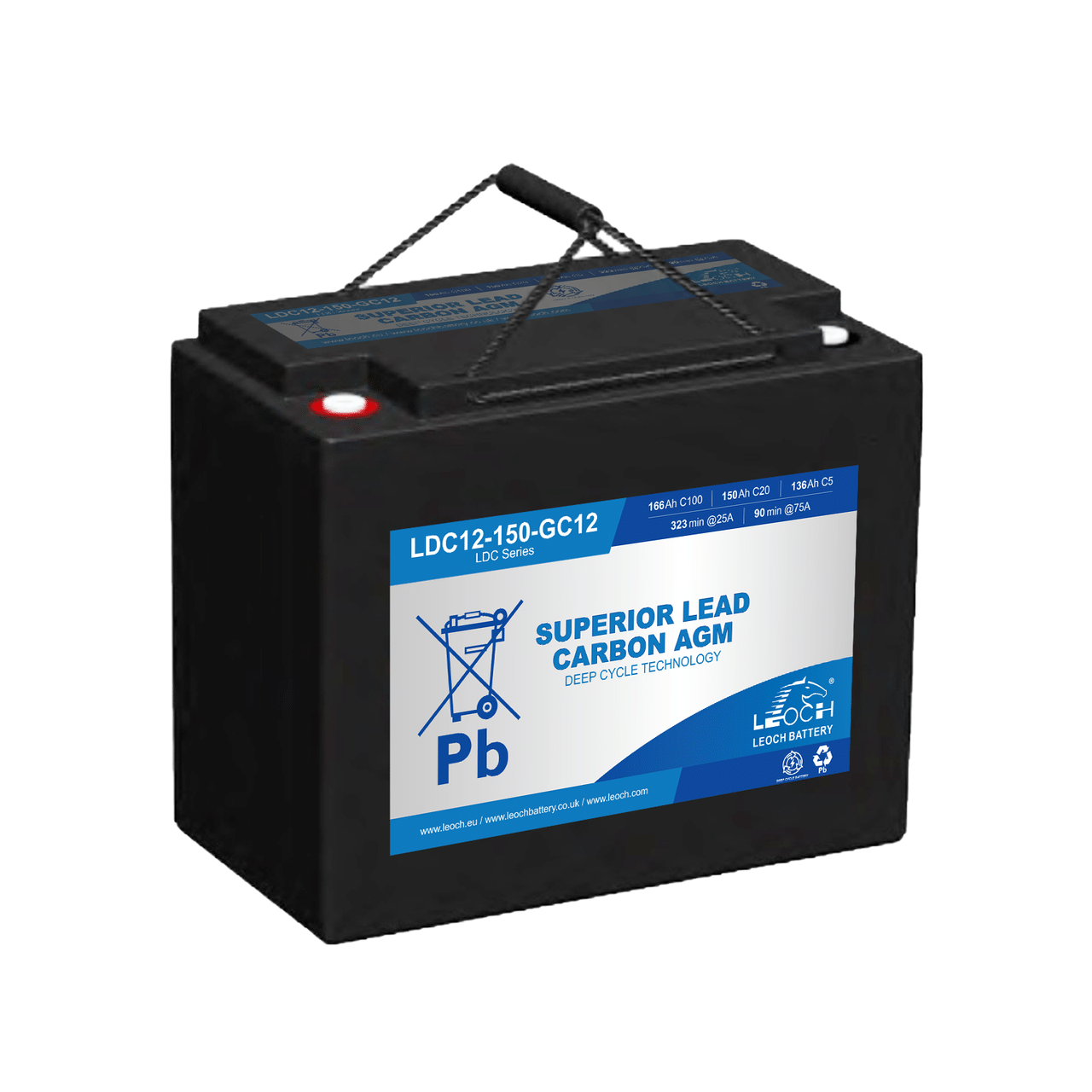 Batterie Leoch UPLUS DC12-150-GC12 12V 150Ah