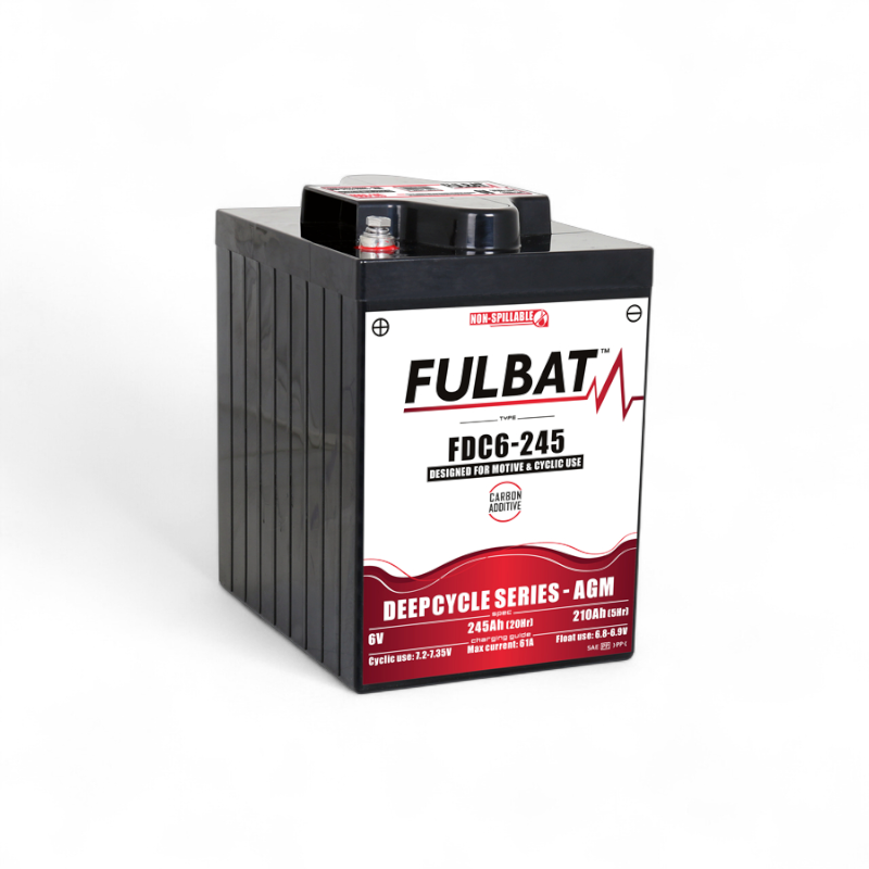 BATTERIE FULBAT AGM CARBON FDC6-245 6V 245AH