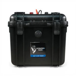 Valise Batterie Lithium Étanche Ultimatron 12.8V 100Ah 1280Wh Bluetooth Écran