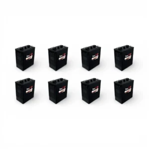 Batterie Steco Traction Deep Cycles series 6V 350Ah Lot de 8 Batteries