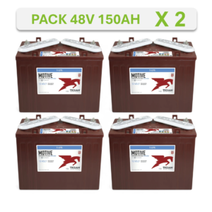 Batterie Trojan T1275 12V 150Ah lot de 8 batteries