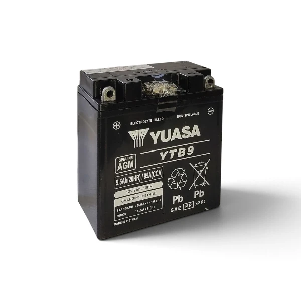 Batterie Moto Yuasa YTB9 12V 9,5Ah 95A AGM